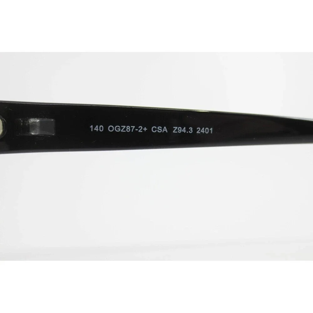 On-Guard 3118 Black Clear Rectangular Safety Glasses Frames OG-015 140 Z87+ CSA